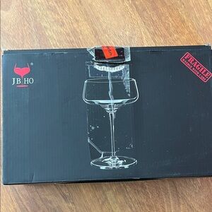 New Set of four martini Glasses